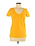 Victoria's Secret Pink 100% Cotton Yellow Short Sleeve T-Shirt Size S - photo 1