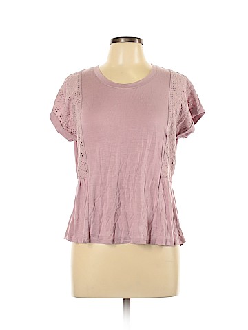 Pink Rose Short Sleeve Top (view 1)