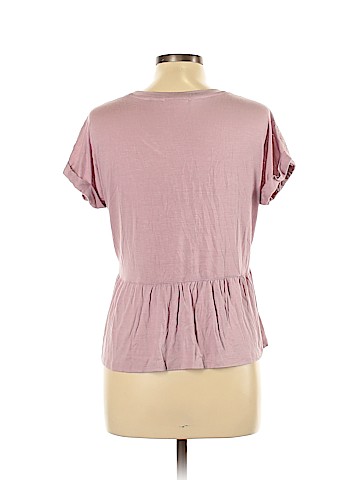 Pink Rose Short Sleeve Top (view 2)