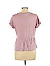 Pink Rose Pink Short Sleeve Top Size L - photo 2