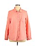 Tommy Hilfiger 100% Cotton Pink Long Sleeve Button-Down Shirt Size XL - photo 1