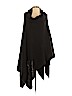 BCBGMAXAZRIA 100% Acrylic Black Poncho One size - photo 1