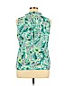 Sioni 100% Polyester Green Sleeveless Blouse Size XL - photo 2