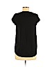 H&M 100% Polyester Black Short Sleeve Blouse Size 6 - photo 2