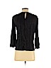 Vince Camuto 100% Polyester Black Long Sleeve Top Size XXS (petite) - photo 2