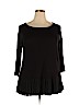 Au Fond Black 3/4 Sleeve Top Size 2X - photo 1