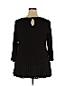 Au Fond Black 3/4 Sleeve Top Size 2X - photo 2