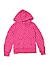 Arizona Jean Company Polka Dots Pink Zip Up Hoodie Size 7 - 8 - photo 1