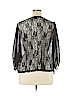 Brooke Leigh 100% Polyester Black 3/4 Sleeve Blouse Size XL - photo 2