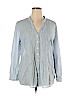 Style&Co 100% Cotton Blue Long Sleeve Button-Down Shirt Size XL - photo 1