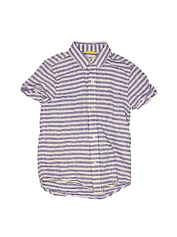 Mini Boden Short Sleeve Button-Down Shirt (view 1)