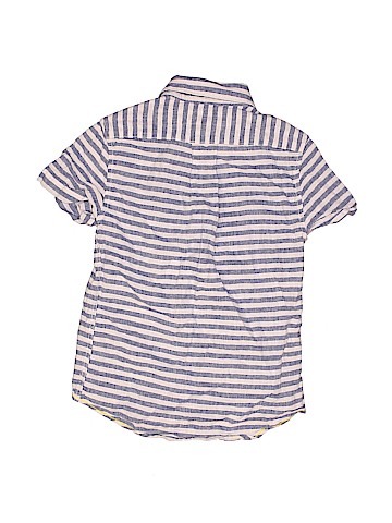 Mini Boden Short Sleeve Button-Down Shirt (view 2)