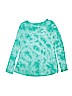 Justice Tie-dye Teal Long Sleeve Top Size 16 - photo 1