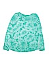 Justice Tie-dye Teal Long Sleeve Top Size 16 - photo 2