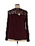 Knox Rose 100% Polyester Burgundy Long Sleeve Blouse Size XXL - photo 2