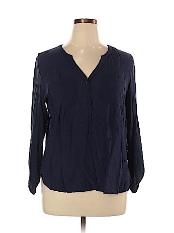 Merona Long Sleeve Blouse (view 1)