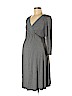 Motherhood Gray Casual Dress Size M - photo 1