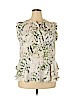 Mossimo 100% Polyester Ivory Sleeveless Blouse Size XXL - photo 1