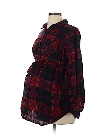 Liz Lange Maternity Long Sleeve Button-Down Shirt (view 1)