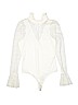 Intermix White Bodysuit Size S - photo 2