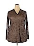 Troo 100% Cotton Brown Long Sleeve Top Size XXL - photo 1