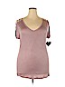 Splash Pink Short Sleeve Top Size 3X - photo 1