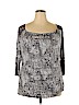 Maurices Gray 3/4 Sleeve Top Size 20 (2) - photo 1