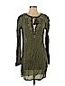 Lucky Brand 100% Cotton Green Casual Dress Size S - photo 1