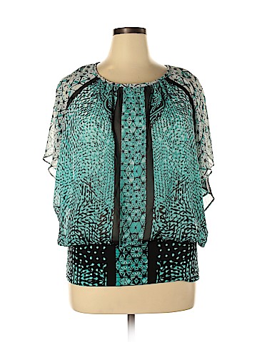 Style&Co Short Sleeve Blouse (view 1)