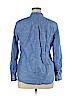 Gap 100% Cotton Blue Long Sleeve Button-Down Shirt Size XL - photo 2