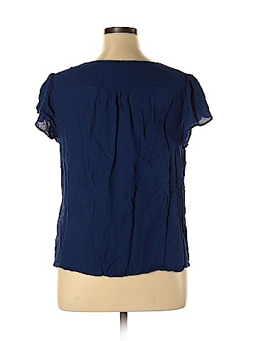 Christopher & Banks Short Sleeve Blouse (view 2)