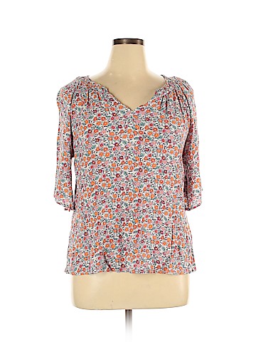 Democracy 3/4 Sleeve Top (view 1)