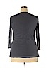 Alfani 100% Nylon Gray 3/4 Sleeve Top Size 2X - photo 2