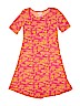Lularoe Orange Dress Size 10 - photo 1