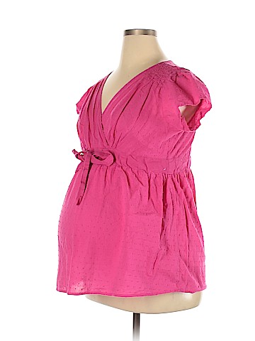 Motherhood Short Sleeve Blouse (view 1)