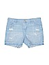 The Children's Place 100% Cotton Blue Denim Shorts Size 14 - photo 1
