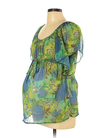 Times Short Sleeve Blouse (view 1)