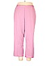 Alfred Dunner Pink Casual Pants Size 18 - photo 1