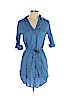Forever 21 100% Cotton Blue Casual Dress Size S - photo 1