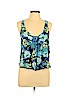 Free People 100% Rayon Blue Sleeveless Blouse Size L - photo 1