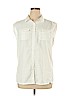 Eastern Mountain Sports 100% Polyester White Sleeveless Button-Down Shirt Size XL - photo 1