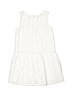 Gap Kids 100% Cotton Solid White Dress Size 6 - 7 - photo 2
