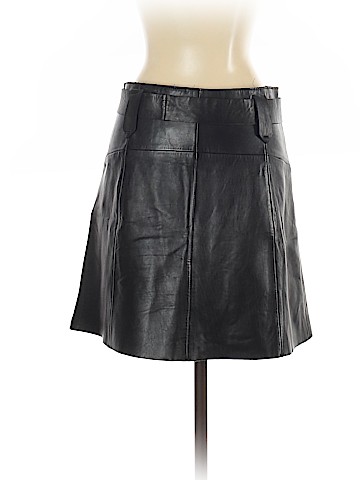 Zara Leather Skirt (view 2)