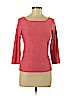 J. McLaughlin Pink 3/4 Sleeve Top Size XS - photo 1