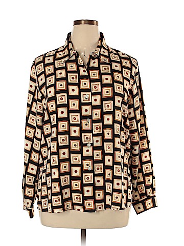 Notations Long Sleeve Button-Down Shirt (view 1)