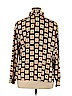 Notations 100% Polyester Brown Long Sleeve Button-Down Shirt Size 16 - photo 2