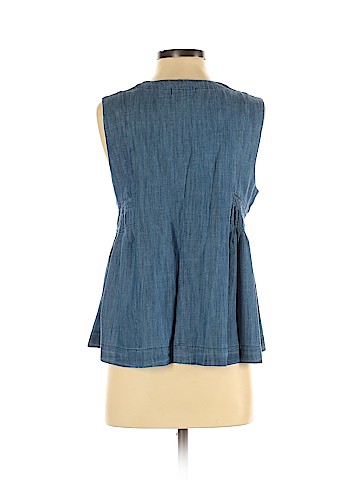 Aqua Sleeveless Blouse (view 2)