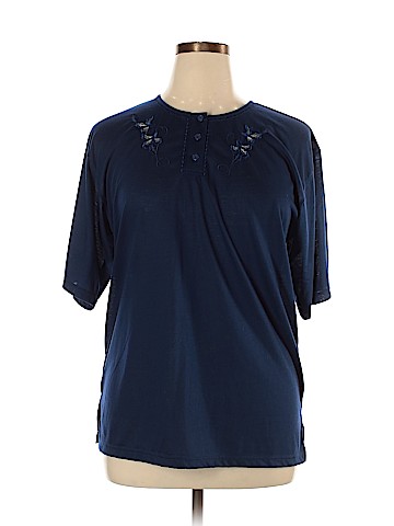 T-C Fashion Short Sleeve Henley (view 1)