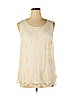 Charter Club Ivory Sleeveless Top Size XL - photo 1