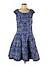 Betsey Johnson 100% Polyester Blue Cocktail Dress Size 8 - photo 1